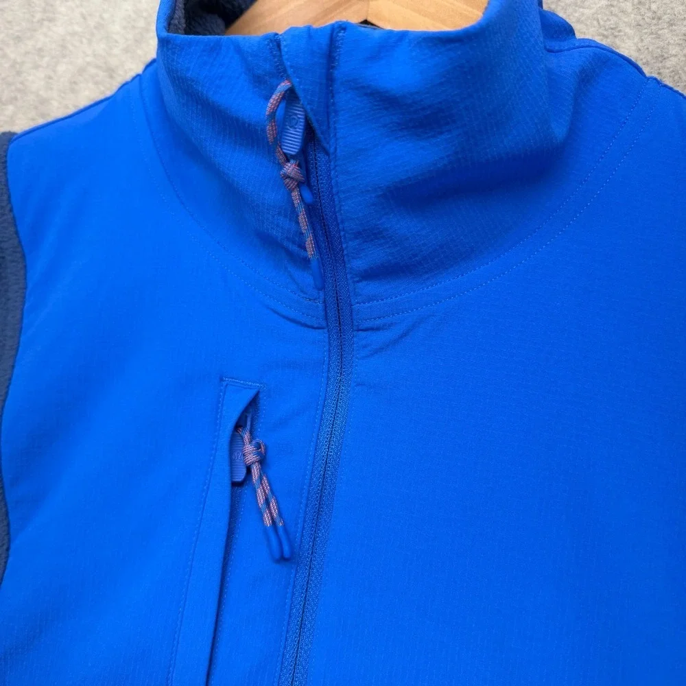 Lululemon Womens‎ Fleece Ripstop Hiking Sweatshirt Blue Crop Pullover Outdoor 6